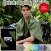 Khăn Microfiber 6 kích cỡ thấm nhanh khô túi xách - bãi biển, cắm trại