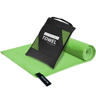 Khăn Microfiber 6 kích cỡ thấm nhanh khô túi xách - bãi biển, cắm trại