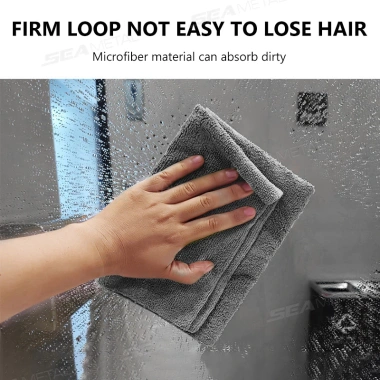 Khăn Microfiber Edgeless 40x40cm SEAMETAL: Siêu Mềm, Siêu Thấm, Hút Tự Động, Sấy Vải, Giặt Ô Tô, Giá 34.650₫ 5