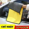 Khăn Microfiber Lau Xe Ô Tô Màu Vàng 2 Lớp Siêu Thấm Hút Cực Dày Giá 49.000 VND 9