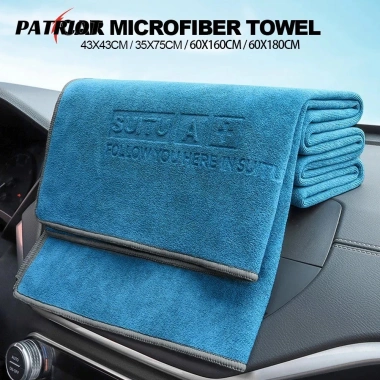 Khăn Microfiber Nhiều Kích Cỡ - Mềm Mại, Hấp Thụ Nước, Vải Siêu Mịn cho Sấy Xe và Đánh Bóng - 32.230₫