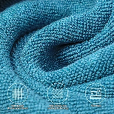 Khăn Microfiber Nhiều Kích Cỡ - Mềm Mại, Hấp Thụ Nước, Vải Siêu Mịn cho Sấy Xe và Đánh Bóng - 32.230₫