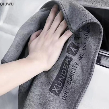 Khăn Microfiber Qiuwu Rửa Xe Cao Cấp, Lau Sạch Ô Tô, Vải Sấy Hemming, Chăm Sóc Xe Chi - Giá 45.430đ 5