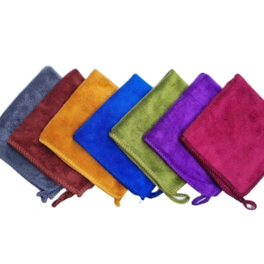 Khăn nail đa năng 30x30cm thấm nước có quai sợi mềm mịn lau bàn xe bếp chỉ 23.500đ