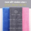khăn nail microfiber 30x30 dày dặn siêu mềm mịn - hình vuông có quai treo, chỉ 7.000₫ 8