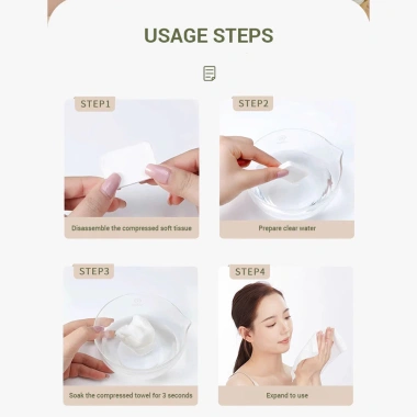 Khăn Nén Cotton 20 miếng 24x30cm Dùng một lần Du lịch Hala Beauty Giá 20.000₫ 8
