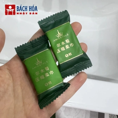 Khăn Nén Đa Năng AMORTALS 1 Gói 20 Cái - Dùng Một Lần, Du Lịch, Hình Viên Kẹo, Giá Ưu Đãi 53.000₫