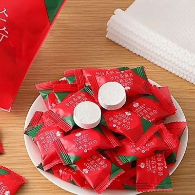 Khăn Nén Dùng Một Lần Cotton Mềm Mại 20 Cái - Tiện Di Động, Du Lịch Giá 15.000 VND