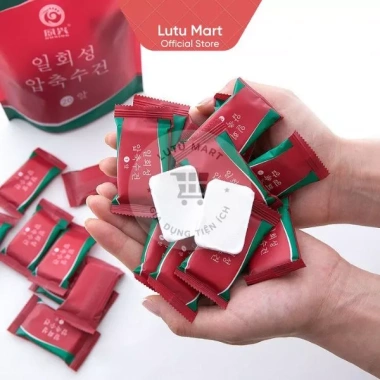 Khăn Nén Hàn Quốc Hình Viên Kẹo Cotton - Khăn Tắm Du Lịch 7.000đ Lutu Mart