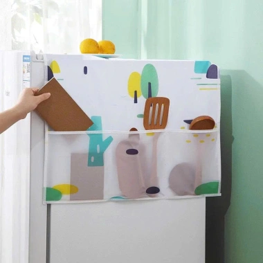 Khăn Phủ Tủ Lạnh Chống Thấm, Chống Bụi Dày Dặn, Ngăn Túi Tiện Lợi - Giá 29.000đ 9