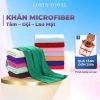 Khăn Quấn Đầu Spa Microfiber Mềm Mịn Thấm Hút Không Màu LotusTowel giá 11.900₫