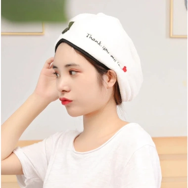 Khăn quấn ủ tóc nhanh khô cotton thoáng mát hút ẩm, giặt phơi nhanh, giảm giá 22%