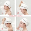 Khăn quấn ủ tóc nhanh khô cotton thoáng mát hút ẩm, giặt phơi nhanh, giảm giá 22% 2