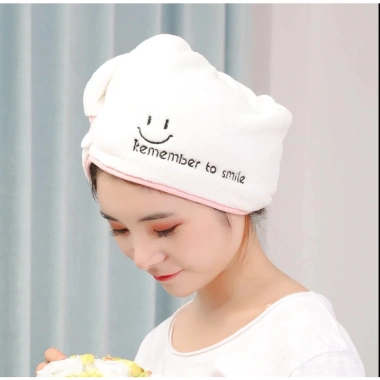 Khăn quấn ủ tóc nhanh khô cotton thoáng mát hút ẩm, giặt phơi nhanh, giảm giá 22% 4
