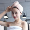 Khăn quấn ủ tóc siêu thấm trơn - Khăn mũ khô tóc tiện lợi, giá chỉ 24.000đ 4