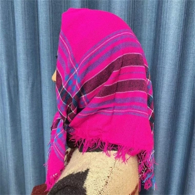 Khăn quàng cổ ca rô đa năng cao cấp cho phụ nữ - Quấn cổ, quấn vai mùa đông, chỉ 66.960 VND 6