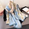 Khăn quàng cổ dài lụa tơ cao cấp nữ sang chảnh, mix áo dài - JULIO 456k