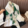 Khăn quàng cổ dài lụa tơ cao cấp nữ sang chảnh, mix áo dài - JULIO 456k 4