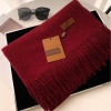 Khăn quàng cổ len cashmere mềm mại 200x70cm, nhiều màu, phong cách Hàn Quốc nam nữ 14