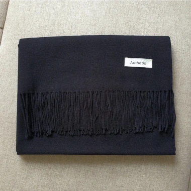 Khăn quàng cổ len cashmere mềm mại 200x70cm, nhiều màu, phong cách Hàn Quốc nam nữ 19