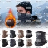 Khăn quàng cổ mùa đông HYCEO lông cừu trơn dày chống gió Unisex 102.600₫