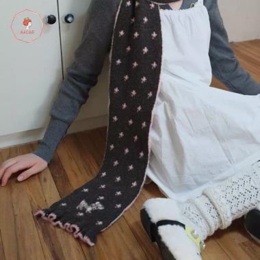 Khăn quàng cổ nữ AACAR Hươu hoa ngọt ngào - Phim Hàn Quốc, cashmere dày ấm áp, giảm còn 168.912₫ 2