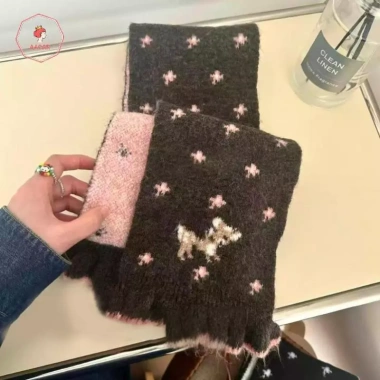 Khăn quàng cổ nữ AACAR Hươu hoa ngọt ngào - Phim Hàn Quốc, cashmere dày ấm áp, giảm còn 168.912₫ 6