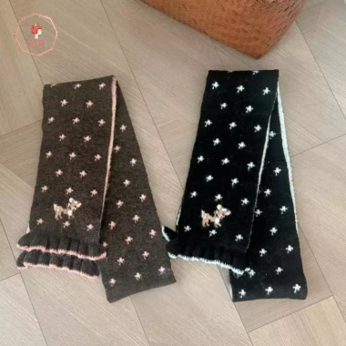Khăn quàng cổ nữ AACAR Hươu hoa ngọt ngào - Phim Hàn Quốc, cashmere dày ấm áp, giảm còn 168.912₫ 7