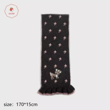 Khăn quàng cổ nữ AACAR Hươu hoa ngọt ngào - Phim Hàn Quốc, cashmere dày ấm áp, giảm còn 168.912₫ 9