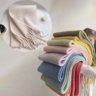 Khăn quàng cổ nữ vintage Hàn Quốc mùa đông ấm áp, họa tiết caro đa màu thời thượng 49 Khăn quàng cổ nữ vintage Hàn Quốc mùa đông ấm áp, họa tiết caro đa màu thời thượng 49