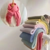 Khăn quàng cổ nữ vintage Hàn Quốc mùa đông ấm áp, họa tiết caro đa màu thời thượng 52