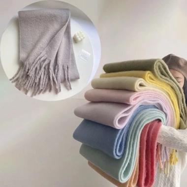 Khăn quàng cổ nữ vintage Hàn Quốc mùa đông ấm áp, họa tiết caro đa màu thời thượng 57 Khăn quàng cổ nữ vintage Hàn Quốc mùa đông ấm áp, họa tiết caro đa màu thời thượng 57