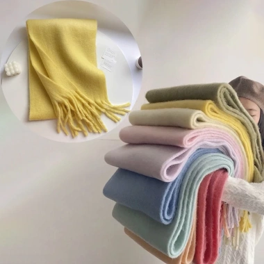 Khăn quàng cổ nữ vintage Hàn Quốc mùa đông ấm áp, họa tiết caro đa màu thời thượng 58 Khăn quàng cổ nữ vintage Hàn Quốc mùa đông ấm áp, họa tiết caro đa màu thời thượng 58