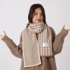 Khăn quàng cổ nữ vintage Hàn Quốc mùa đông ấm áp, họa tiết caro đa màu thời thượng 61