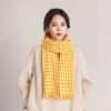Khăn quàng cổ nữ vintage Hàn Quốc mùa đông ấm áp, họa tiết caro đa màu thời thượng 85