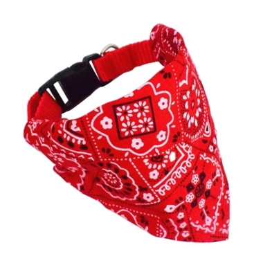 Khăn quàng cổ thú cưng đa năng cho mèo và chó, điều chỉnh, thấm nước, khóa bật nhanh polyester, giá ưu đãi 163.777 VND