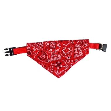 Khăn quàng cổ thú cưng đa năng cho mèo và chó, điều chỉnh, thấm nước, khóa bật nhanh polyester, giá ưu đãi 163.777 VND