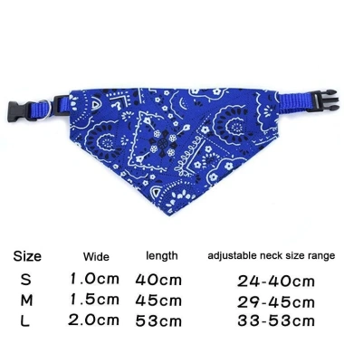 Khăn quàng cổ thú cưng đa năng cho mèo và chó, điều chỉnh, thấm nước, khóa bật nhanh polyester, giá ưu đãi 163.777 VND