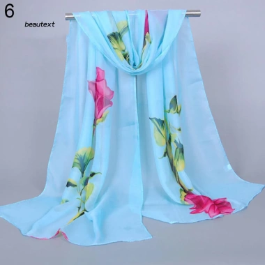Khăn quàng cổ voan hoa thời trang thanh lịch nữ - 66.770 VND