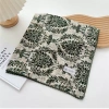 Khăn quàng cổ vuông NLINNI – Hoa đơn giản vải lanh cotton dây buộc tóc – 119.880₫ 7