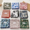 Khăn quàng cổ vuông NLINNI – Hoa đơn giản vải lanh cotton dây buộc tóc – 119.880₫ 9