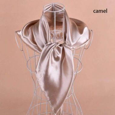 Khăn quàng đầu NAMSHEVA 90x90 cm Satin Bandana - Mũ nón lụa, giá ưu đãi 58.536₫