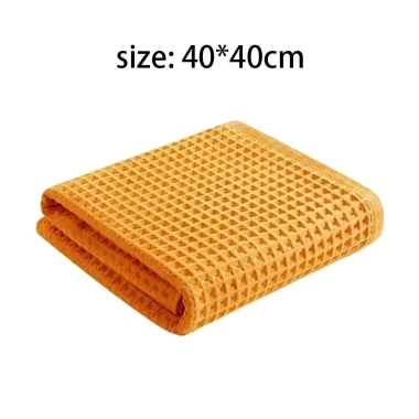 Khăn Rửa Thủy Tinh MUVAKO: Vải Microfiber Waffle Dệt, Thấm Nước Mạnh, Vệ Sinh Tự Động, 41.796₫