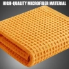 Khăn rửa xe, kính microfiber waffle, thấm nước, tự động - Giá 54.890 VND 5