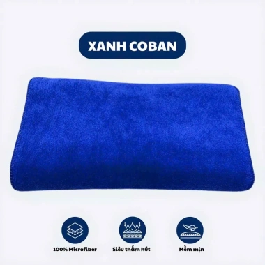 Khăn Rửa Xe Microfiber 70x140 Dày Dặn, Thấm Hút Tốt, Độ Bền Cao, Kích Thước Lớn cho Nail Spa