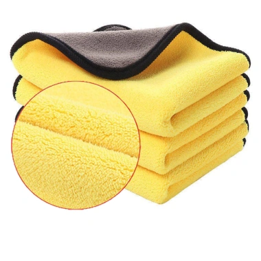 Khăn Rửa Xe Microfiber Hai Mặt San Hô Lông Cừu Thấm Hút Siêu Mạnh Giá 65.326 VND
