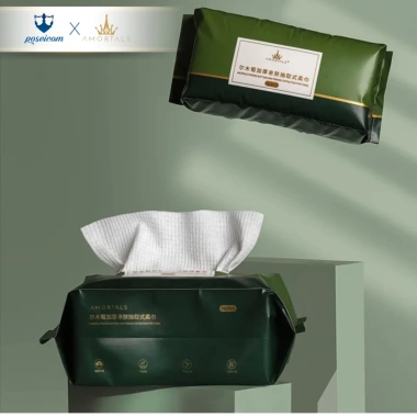 Khăn rút AMORTALS 70 tờ mềm mại - Tiện lợi du lịch spa chăm sóc da, chỉ 77.000₫