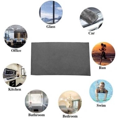 Khăn sợi nhỏ siêu thấm hút, không bám hơi nước - Khăn lau khô chuyên dụng cho xe hơi ô tô, chỉ 25.000₫