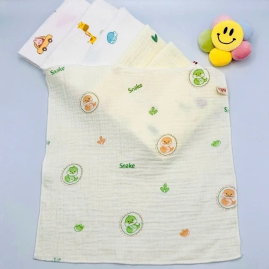 Khăn sữa BeeOn 2 lớp Muslin mềm mại 30x30cm cho bé sơ sinh Giá ưu đãi 10.681₫