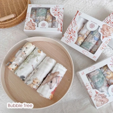 Khăn Sữa Hộp Bubble Tree Cổ Tích Cao Cấp Bảng Màu Hot Hit Dành Cho Bé - Ưu Đãi 103.500₫